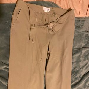 Calvin Klein Tan Slacks